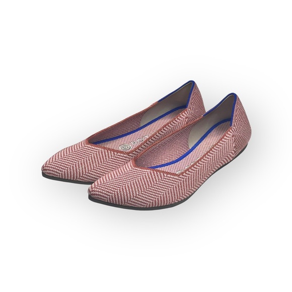 VHTF: Rothy’s ➤ The Point Flats ➤ Amber Metallic Herringbone ➤ 8M Ltd Ed Retired - Picture 8 of 16